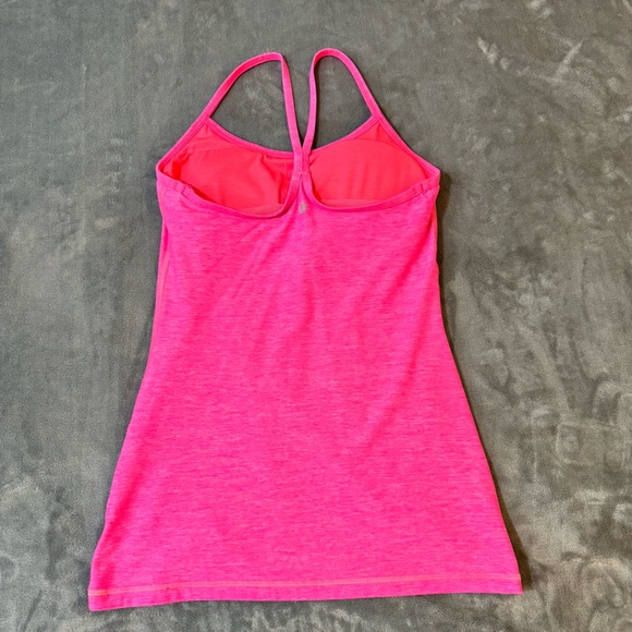 Lululemon Power Y Tank (Luon)
Heathered Neon Pink

#138 - Picture 4 of 7